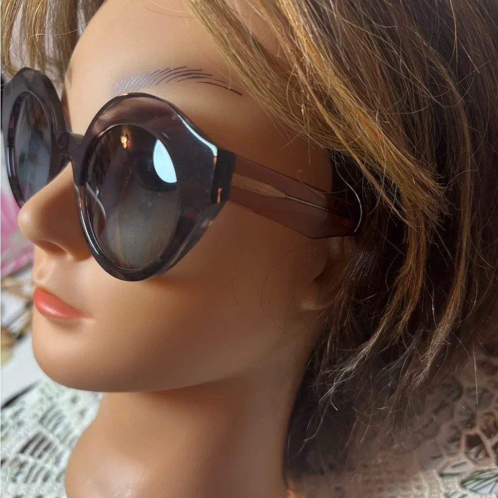 Anne Valentin Sunset City Silvana Stylish Brown Sunglasses
